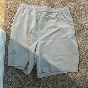 Light Grey Lululemon shorts 7”